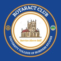 Rotaract Club University College of Business Studies logo - Similar company to Google Developers Student Club, Amity University Chhattisgarh