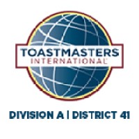 Division A District 41-Toastmasters International logo - Similar company to Division J - District 41 Toastmasters