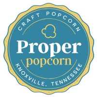 Proper Popcorn logo - Similar company to Bloomtown Ltd