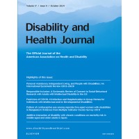 Disability and Health Journal logo - Similar company to American Association On Health & Disability