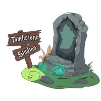 Tombstone Studios logo - Similar company to Moss Monkey Games