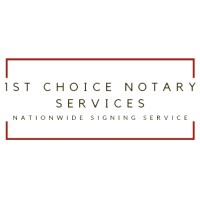 1st Choice Notary Nationwide Signing Service logo - Similar company to Elle'S Mobile Notary & Signing Service Llc.