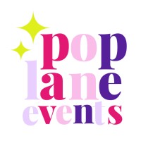 Pop Lane Events logo - Similar company to Talking Balloons