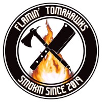 Flamin Tomahawks BBQ logo - Similar company to Mikes Transport Warehouse Ltd