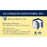 Algonquin Industries Inc. / Hi-tech Metals Inc. logo - Similar company to Al Mashreq Technical Services Est.