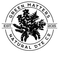 Green Matters Natural Dye Company logo - Similar company to Weidenhammer