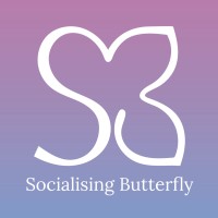 Socialising Butterfly logo - Similar company to Asmita