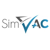 Sim V+AC - Flight simulator air conditioning logo - Similar company to Flight Simulator Training & Incentives