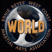 Ernie Reyes' West Coast World Martial Arts logo - Similar company to Hyper Martial Arts