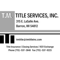 T.M. Title Services, Inc. logo - Similar company to Gravityone Solutions Llc