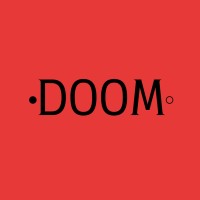 DOOM VISUAL logo - Similar company to Studio Nor 不也设计工作室