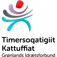 GIF - Grønlands Idrætsforbund - Timersoqatigiit Kattuffiat logo - Similar company to Kommune Kujalleq