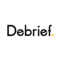 Debrief logo - Similar company to Zero Design Studio