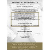 Resumes By ROPA (Pty)Ltd logo - Similar company to Ditheto Group
