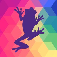 Purple Frog Graphics logo - Similar company to Purple Frog