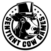 Sentient Cow Games logo - Similar company to Crazy Cow Games