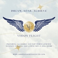 Vision Flight logo - Similar company to Ostomy Association Of Singapore