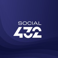Social432 logo - Similar company to Nyc Vibrations - Ui/Ux Web & Brand Design