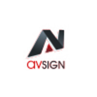 AV sign logo - Similar company to D-Sign Studio
