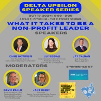 Tufts Delta Upsilon Speaker Series logo - Similar company to King Willy