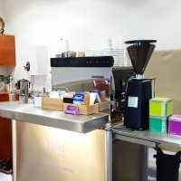 Violet Cafe - Coffee Cart Hire for Events in Melbourne and Regional Victoria logo - Similar company to Melbourne Bus Hire