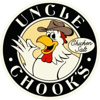 Uncle Chook's Chicken Salt logo - Similar company to Des Moines Printing