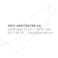 DRIV arkitekter logo - Similar company to Arkitektstudio Elfrida Bull Bene As