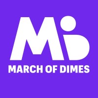 March of Dimes logo - Similar company to Perinatal Health Equity Initiative
