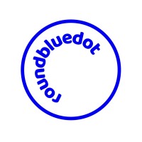 Round Blue Dot logo - Similar company to Soundpiece