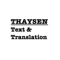 Thaysen Text & Translation logo - Similar company to Fokus Translatørerne