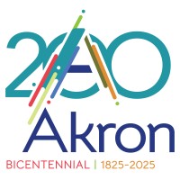 Akron Bicentennial logo - Similar company to Serverlessdays Manchester