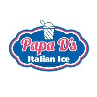 Papa D's Italian Ice logo - Similar company to Ice Exchange (Ice X) ⛸️