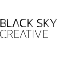 Black Sky Creative logo - Similar company to Sony Music Masterworks