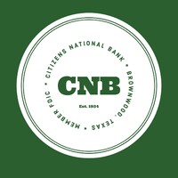 Citizens National Bank in Brownwood Texas logo - Similar company to Priority Bank