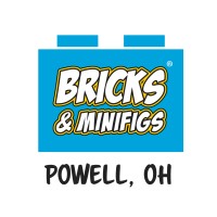 Bricks & Minifigs Powell logo - Similar company to Bricks & Minifigs