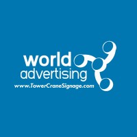 Tower Crane Signage logo - Similar company to World Advertising