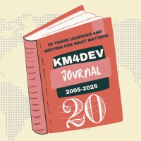 KM4D Journal logo - Similar company to Learn4Dev