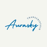 Aurasky Transcription logo - Similar company to Grazign