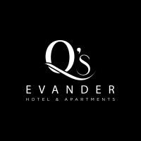 Q's Evander Hotel & Apartments logo - email format related to CAKE THERAPY