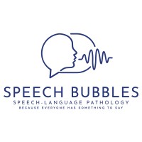 Speech Bubbles Speech-Language Pathology logo - Similar company to All Things Speech Inc