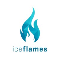 Ice Flames logo - Similar company to Cubics Soft