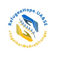 RefugeeHope. UA&SE logo - Similar company to Blågula Bilen