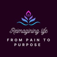 Reimagining Life Podcast: from pain to purpose logo - Similar company to Just Make It Easy Technology Solutions