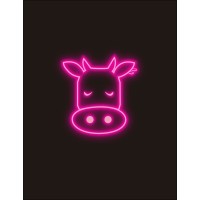 Glowing Cow