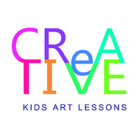 Creative Kids Art Lessons logo - Similar company to Sklchat  (Skl As In School... No Ski Boots Required 📚😉)