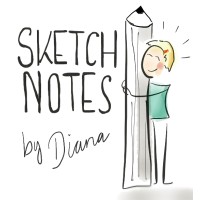Sketchnotes by Diana logo - Similar company to Ink Factory Studio