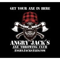 Angry Jack's Axe Throwing Club logo - Similar company to Cyclemax