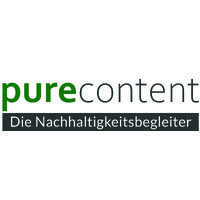 purecontent | Nachhaltigkeitsberatung & -Kommunikation logo - Similar company to Klima Arena - Der Klima-Erlebnisort