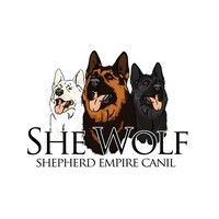 Canil She Wolf - Shepherd Empire logo - Similar company to Canil Fluffycandies
