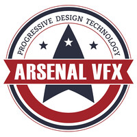ARSENAL VFX logo - Similar company to String & Can - Audio Post Production Studio